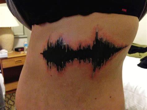 Voice Frequency Tattoo Of My Son Saying I Love You Mommy Tattoos
