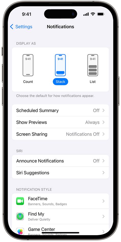 Use Notifications On Your Iphone Or Ipad Apple Support