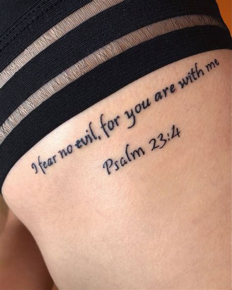 Psalm Tattoo Writing Tattoos Rib Tattoos For Women Christian Wrist
