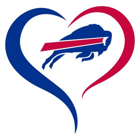 Buffalo Bills Logo Png Nfl Buffalo Bills Heart Vector Png