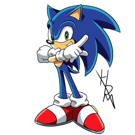 Sonic X Cartoon Style Coloured Drawing By Hiddenmatrixyt On Deviantart