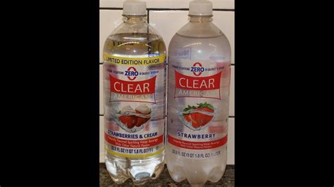 Clear American Sparkling Water Strawberry Change Comin