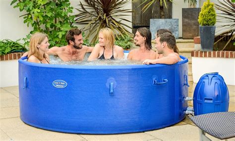 lay z spa inflatable hot tub groupon goods