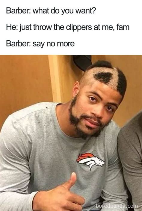 Part 1 Terrible Haircuts That Were So Bad They Became “say No More” Memes Barber Memes Memes