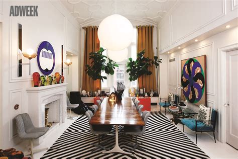 Tour Jonathan Adlers Jaw Dropping New York Apartment Dining Room