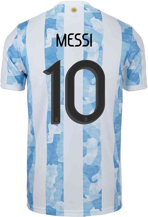 Messi 10 Argentina Home Camiseta De Fútbol Para Hombre 202122