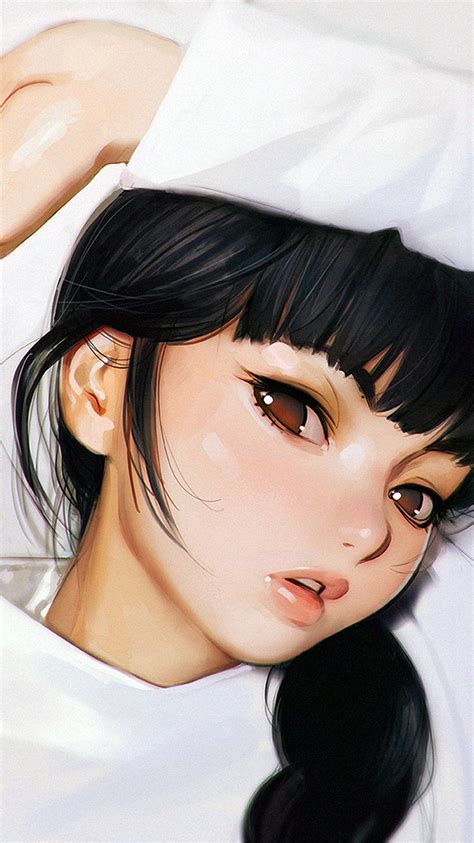 I Love Papers Aw25 Ilya Kuvshinov Anime Girl Shy Cute
