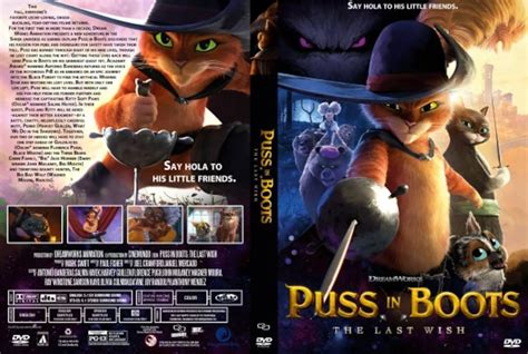 Puss In Boots The Last Wish 2022 1 Blu Ray And 1 Dvd Cover Etsy