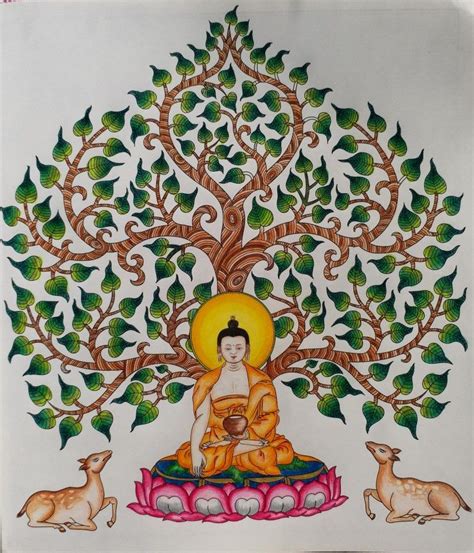 The Bodhi Tree Under Which The Buddha Is Believed To Have Meditated And