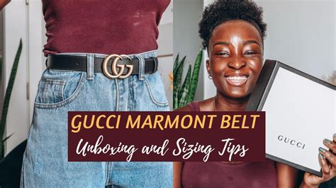 Gucci Marmont Belt Unboxing And Sizing Tips Youtube