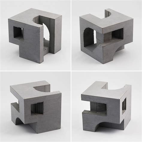 Cubic Geometry Six 21 On Behance Conceptual Model Architecture