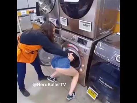 Stepsister Stuck In Washing Machine Youtube