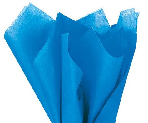 100 Sheets Brilliant Blue T Wrap Pom Pom Tissue Paper 15x20 Blue