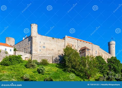 Medieval Toompea Castle In Tallinn Estonia Stock Photo Image Of