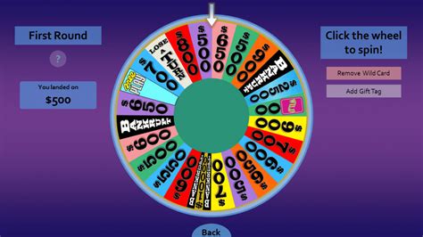 Wheel Of Fortune Powerpoint Game Show Templates Creative