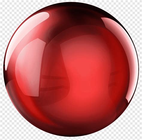 Red Ball Illustration Crystal Ball Bounce 3d Glass Company Ball Game