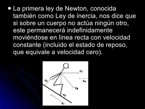 Aplicacion De La Primera Ley De Newton