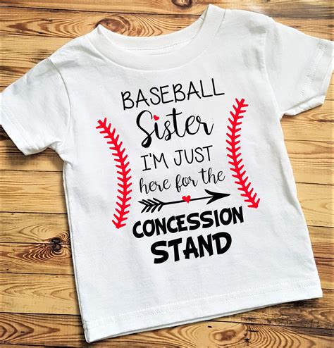 Baseball Shirt Baseball Sister Shirt Proud Sister Shirt Baseball Life By Lovebackdesigns