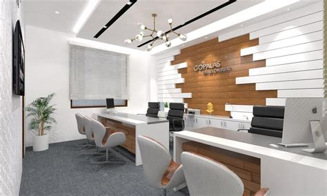 Wooden 500 Kg Modular Office Interior Design Service Size 250 1500