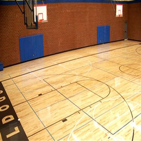 Fiba Pvc Basketball Indoor Court Flooring Play Area Thickness 45mm