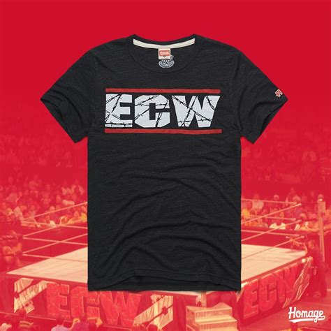 The Blot Says Ecw Logo T Shirt By Homage X Wwe