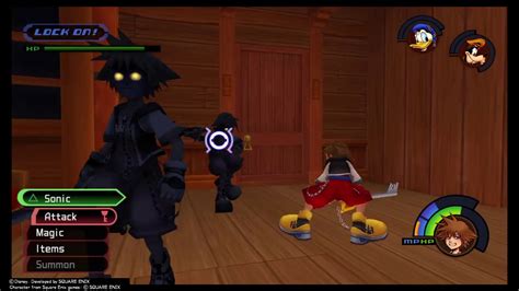 Kingdom Hearts Shadow Sora Battle Youtube