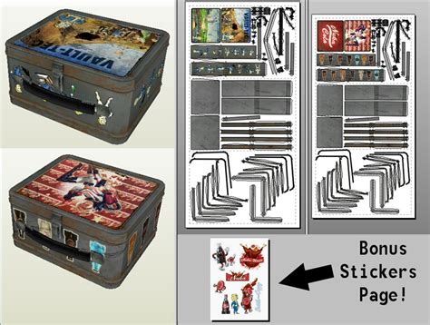 Fallout 4 Lunch Boxes Pepakura Papercraft By Smakkohooves On Deviantart