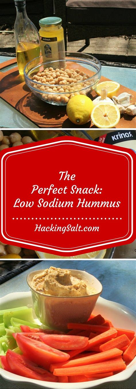 With healthy ingredients that lower cholesterol and protect your heart from diseases, our recipes have proven that you can enjoy your meals and take care of. Low Sodium Hummus - Hacking Salt | Low sodium snacks ...