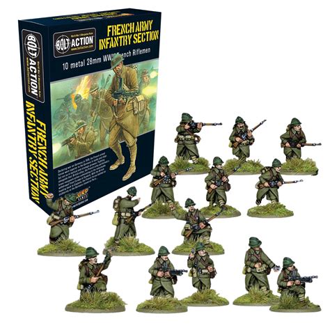 Buy Wargames Delivered Bolt Action Miniatures French Army Infantry