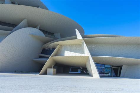 The National Museum Of Qatar In Doha Qatar Editorial Image Image Of