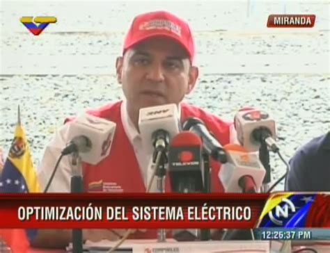 Jesse Chacón La Demanda Eléctrica Subió Esta Semana