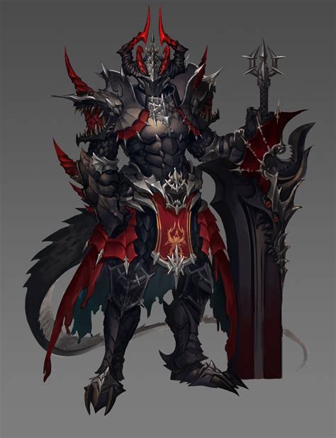 Artstation Knight Armond Lee Fantasy Anime Fantasy Monster Fantasy