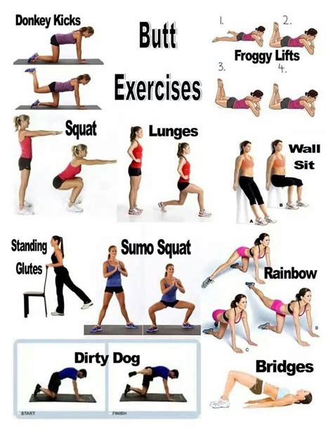 Butt Exercises Butt Workout Booty Workout Workout