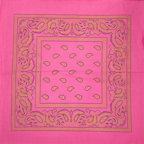 Bandana Gold Drawing Pink Canadian Distributor Inc