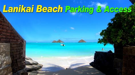 Lanikai Beach Parking And Access Lanikai Kailua Oahu 🌴 Hawaii 4k