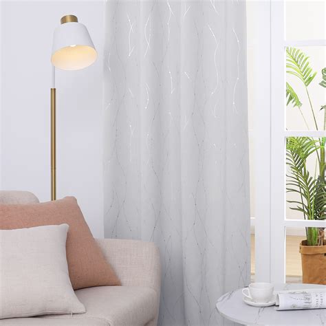 Deconovo Grommet Blackout Curtains For Living Room Thermal Curtains
