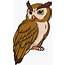 Wild Owl Cartoon Clipart Vector  FriendlyStock