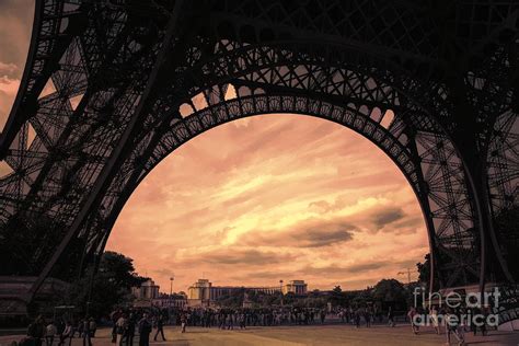 Eiffel Tower Mixed Digital Art By Chuck Kuhn Fine Art America