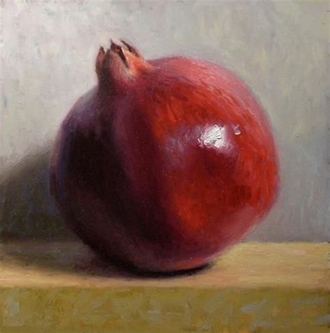 Daily Paintworks Original Fine Art Debra Becks Cooper Pomegranate