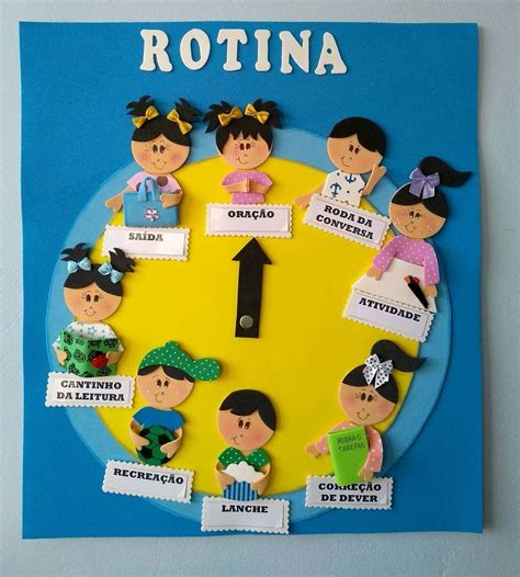 Cartaz Rotina no Elo7 SandraArts C31AC0 Rotina na educação