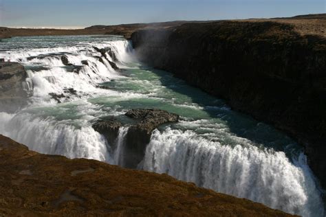 Gullfoss (Golden Falls), Iceland - Beautiful Places to Visit
