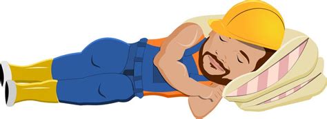 Entry 6 By Byteabug For Vector Graphic Of Sleeping Construction Worker