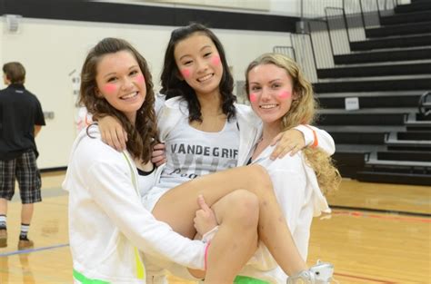 pep rallies vandegrift high school legacies dance team