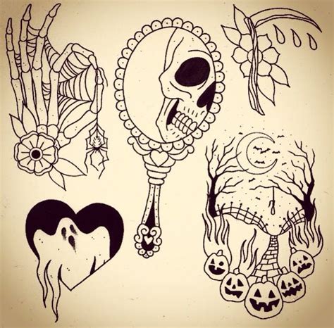 Tattoos I Like The Ghost In The Heart One Spooky Tattoos Halloween