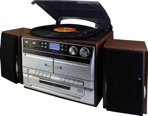 Soundmaster Mcd5500dbr Stereoset Aux Cd Dab Cassette Platenspeler