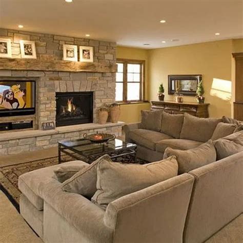 13 Impressive Living Room Ideas With Fireplace And Tv Lmolnar