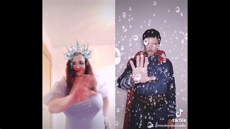snow queen x dr strange dancing new tik tok 2021 dancechallenge drstrange snowqueen youtube