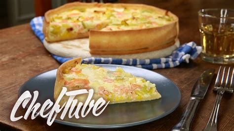 Un secreto para cocinar el salmón a la brasa: Como Cocinar Quiche De Salmon - Receta en la descripción ...