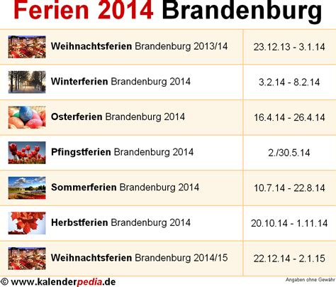 Ferienplanung region müllheim neuenburg 2021 22.pdf: Ferien Brandenburg 2014 - Übersicht der Ferientermine