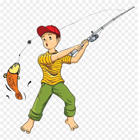 Fishing Rod Cartoon Catch Cartoons Png Free Transparent Png Clipart